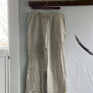 Wide Leg Linen Pants